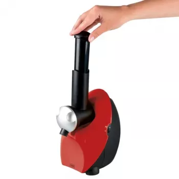 Sorbetière Trebs 99283-B avec bol à congélation, 1,5 L, rouge
