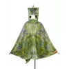 Cape de déguisement dinosaure T-Rex Souza! avec capuche et masque, verte, 4-7 ans