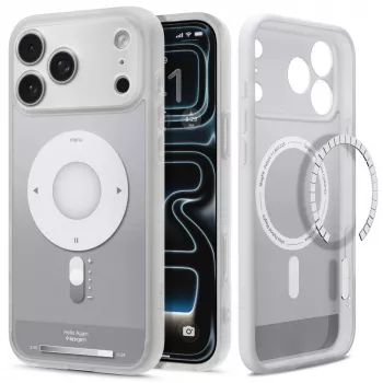 Coque MagSafe Spigen Ultra Hybrid Mag pour iPhone 17 Pro / 18 Pro – argent