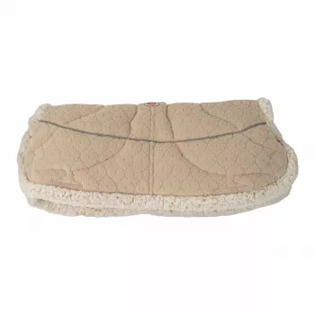 Moufles de poussette Lodger Warmer Folklore en polaire, beige