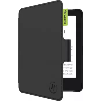 Housse de protection pour liseuse Gecko Covers Cactus pour Kobo Clara Colour/BW et Tolino Shine/Shine Color - noire V4CL2616C1