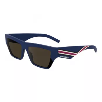 Lunettes de soleil unisexes Karl Lagerfeld KL6163S-401, monture noire, verres gris, 59/17/145 mm