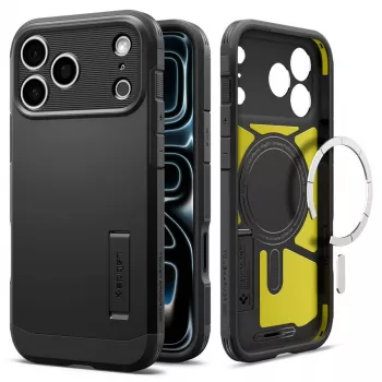 Coque Spigen Tough Armor T MagSafe pour iPhone 18 Pro / 17 Pro - Noire
