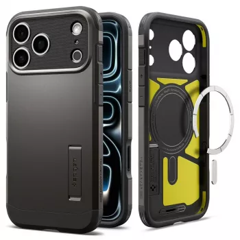 Coque Spigen Tough Armor T MAG MagSafe pour iPhone 18 Pro Max / 17 Pro Max - Gunmetal