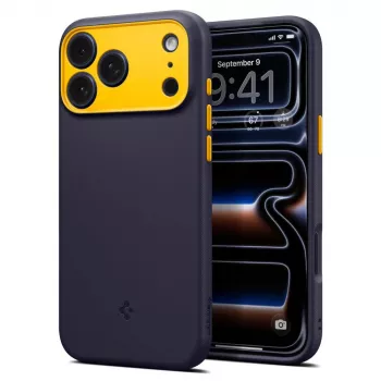 Coque Spigen Nano Pop Hybrid MagSafe pour iPhone 18 Pro / 17 Pro - Navy Blue