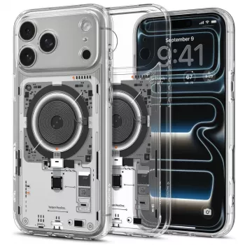 Coque Spigen Ultra Hybrid MagSafe pour iPhone 17 Pro / 18 Pro Neo One transparente