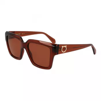 Lunettes de soleil femme Ferragamo SF2014S-232 Havana brun dégradé 54 mm