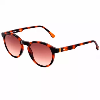 Lunettes de soleil unisexes Lacoste L6030SRG-1 rectangulaires noires/grises 50-21-145