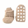 Lodger Slipper Folklore Fleece Baby Slippers, Beige, 12-18 Months