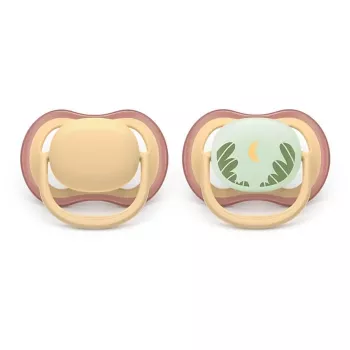 Sucette Ultra Air jour et nuit Philips Avent, 0-6 mois, lot de 2