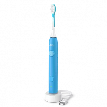 Brosse à dents électrique sonique Philips Sonicare for Kids Bluetooth Connected HX6600/12, bleue