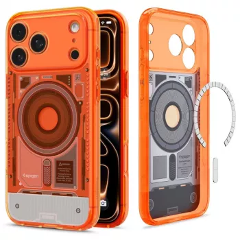 Coque Spigen Ultra Hybrid MagSafe pour iPhone 17 Pro / 18 Pro - C1 Tangerine