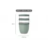 Boîte repas isotherme MEPAL Thermo Lunchpot Ellipse Nordic Sage 700 ml 107658094700