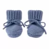 Lodger Slipper Merino Wool Baby Slippers, Storm, 0-6 Months