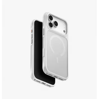 Coque de charge UNIQ Veren Magclick pour iPhone 18 Pro Max / 17 Pro Max - Chalk Frost