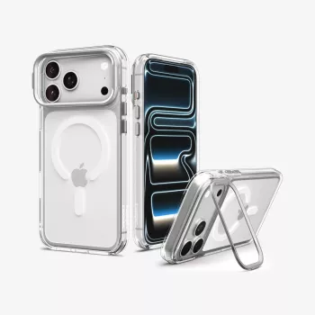Coque MagSafe SPIGEN Ultra Hybrid Optik S pour iPhone 17 Pro Max / 18 Pro Max - transparent/argent
