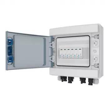 Coffret de chaîne DC photovoltaïque Eaton 2x IN+2x OUT parafoudre type 2 MC4 (EP-501989)