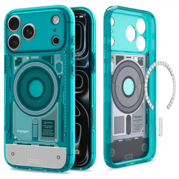 Coque MagSafe Spigen Ultra Hybrid pour iPhone 17 Pro Max / 18 Pro Max - C-One Bondi Blue