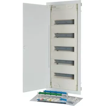 Coffret de distribution encastré Eaton 5 rangées, 60 modules KLV-60HWP-F (302412)