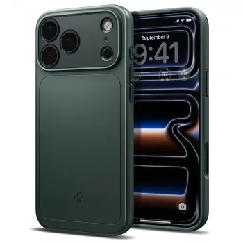 Coque MagSafe Spigen Thin Fit pour iPhone 18 Pro Max / 17 Pro Max - Abyss Green