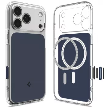 Coque MagSafe SPIGEN Ultra Hybrid T pour iPhone 17 Pro Max / 18 Pro Max bleu mat