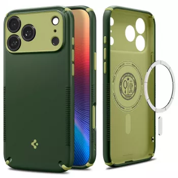 Coque MagSafe Spigen Nano Pop Hybrid Mag pour iPhone 17 Pro / 18 Pro - verte