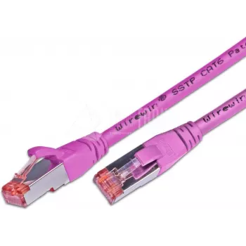 Câble réseau S/FTP CAT6 Wirewin, 0,75 m, rose (PKW-PIMF-KAT6 0.75 MG)