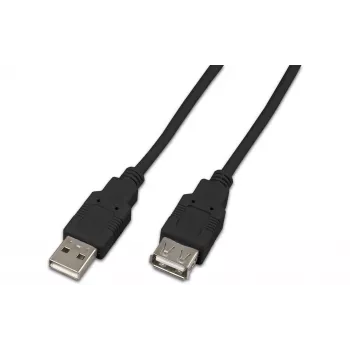 Câble prolongateur USB 2.0 Wirewin USB A-A MF 0.15 SW, 0,15 m, noir