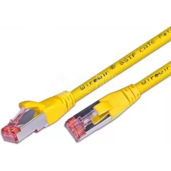 Câble patch Cat6 S/FTP Wirewin PKW-PIMF-KAT6 0.75 GE, jaune, 0,75 m