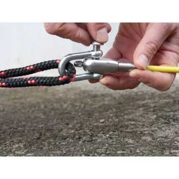 Corde de tirage en polyester RUNPOTEC 10167 Ø10 mm 120 m avec dévidoir