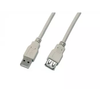 Câble de rallonge USB 2.0 Wirewin A mâle vers A femelle 5 m gris USB A-A MF 5.0 GR