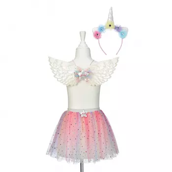 Souza! Celestia Costume Set - Skirt, Headband & Wings for Girls 5-7 Years