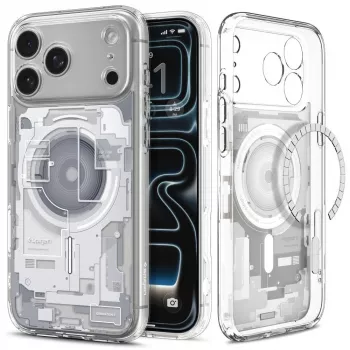 SPIGEN Ultra Hybrid MagSafe iPhone 17 Pro / 18 Pro Zero One blanc