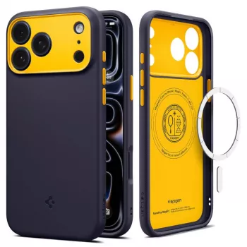 Coque MagSafe Spigen Nano Pop Mag pour iPhone 18 Pro / 17 Pro - Blueberry Navy