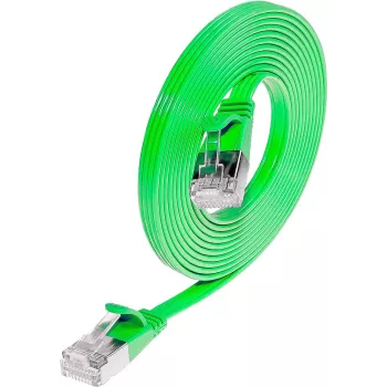 Câble patch Slim Cat.6 Wirewin, STP (PIMF), 0,1 m, vert PKW-STP-SLIM-KAT6 0.1 GN