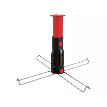 Embout mandrin multifonction Runpotec pour dérouleur de câbles XBOARD, acier inoxydable, diamètre 72 mm, hauteur 196 mm (20696)