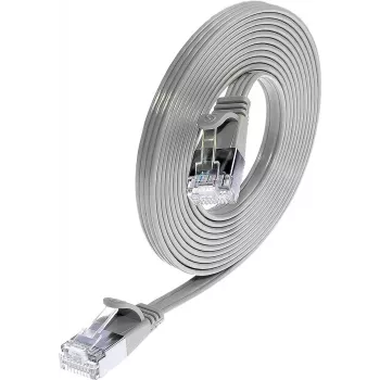 Câble patch Slim Cat6 U/FTP Wirewin Triotronik, 0,25 m, gris, PKW-STP-SLIM-KAT6 0.25