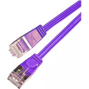 Câble patch Slim Cat6 U/FTP Wirewin Triotronik, 1 m, violet, PKW-STP-SLIM-KAT6 1.0 VT