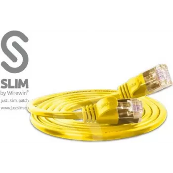 Câble de raccordement F/UTP Cat6a Wirewin Triotronik, 0,5 m, jaune PKW-LIGHT-STP-K6 0.5 GE