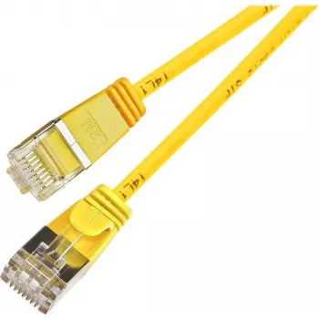 Câble de raccordement Ethernet Wirewin Triotronik F/UTP Cat6a, 1,5 m, RJ-45 mâle vers mâle, jaune PKW-LIGHT-STP-K6 1.5 GE