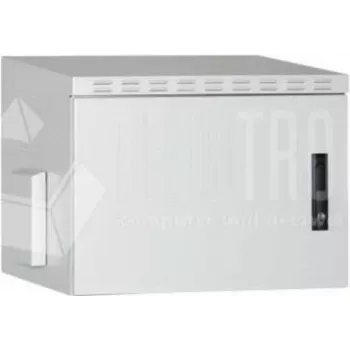 Coffret mural outdoor 19 pouces Wirewin IP55, 600x600 mm, 12U, gris (WCAB OUT 600X600X12U)