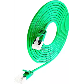 Câble de raccordement rond Wirewin Light U/FTP Cat 6a, vert, 3,0 m, Slim, souple, fin, PoE PKW-LIGHT-STP-K6A 3.0 GN