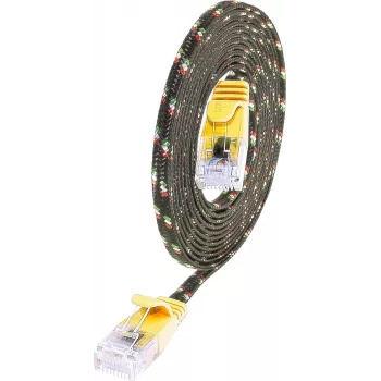Câble de raccordement Ethernet Wirewin PKW-TOUGH-K6 10.0 GE Cat.6 Slim, U/UTP, 10 m, jaune