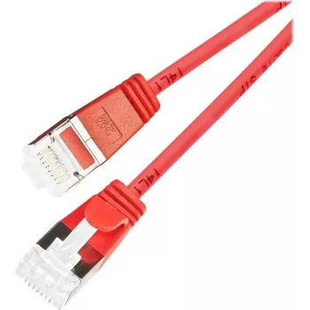 Câble de raccordement Wirewin Cat6a U/FTP Slim, 0,25 m, rouge PKW-LIGHT-STP-K6A 0.25 RT