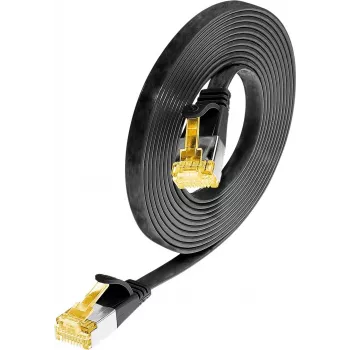 Câble de raccordement Wirewin Cat6a U/FTP Slim, RJ45, 3 m, noir PKW-STP-SLIM-K6A 3.0 SW