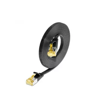 Câble de raccordement Wirewin Cat6a U/FTP Slim, RJ45, 3 m, noir PKW-STP-SLIM-K6A 3.0 SW