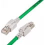 Câble patch Wirewin PKL-PIMF-KAT6A 1.0 GN Cat6a S/FTP, 1 m, vert