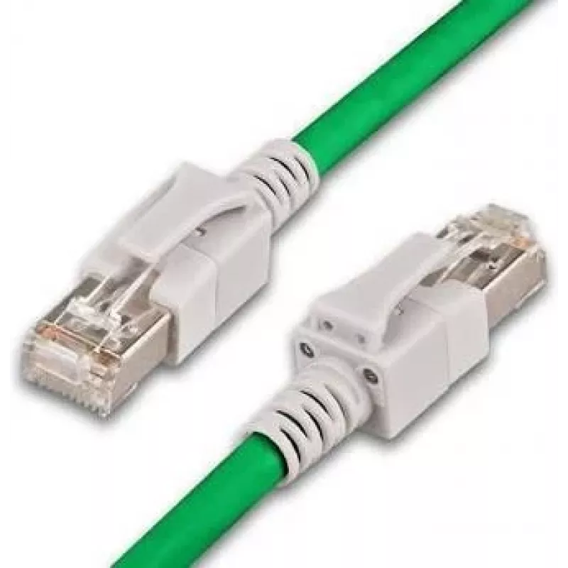 Câble patch Wirewin PKL-PIMF-KAT6A 1.0 GN Cat6a S/FTP, 1 m, vert