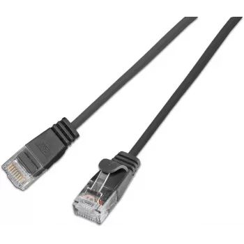 Câble patch slim Wirewin Cat6A U/UTP, RJ45, 0,5 m, noir SLIM-L-UU-K6A 2.0 BK