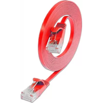 Câble de raccordement Ethernet Slim Cat.6 U/UTP Wirewin, 1 m, rouge PKW-SLIM-KAT6 1.0 RT